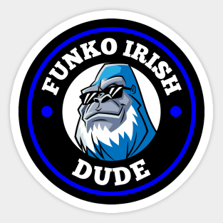 FUNKO IRISH DUDE (BLUE) Sticker